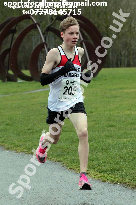 Senior mens NECAA Road Relays Champs., Hetton Lyons Oark, Hetton-le-Hole. Photo: David T. Hewitson/Sports for All Pics